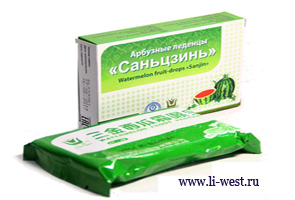 Арбузные леденцы от боли в горле