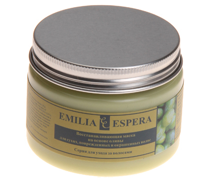 Восстанавливающая маска на основе оливы для сухих, поврежденных и окрашенных волос