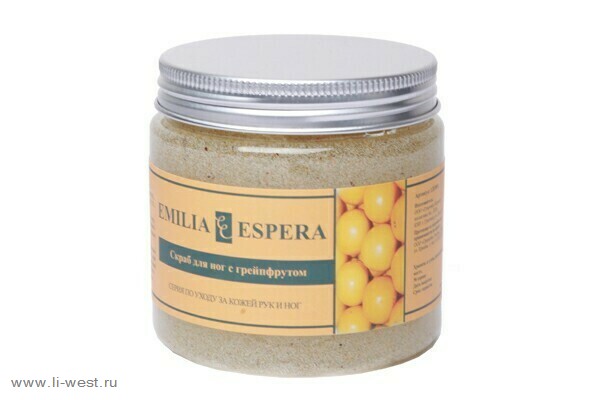 Скраб для ног, Grapefruit Foot Scrub (LD3091)
