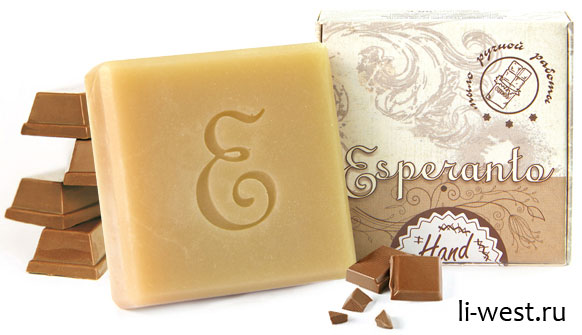 Косметическое мыло ручной работы «Молочный шоколад»